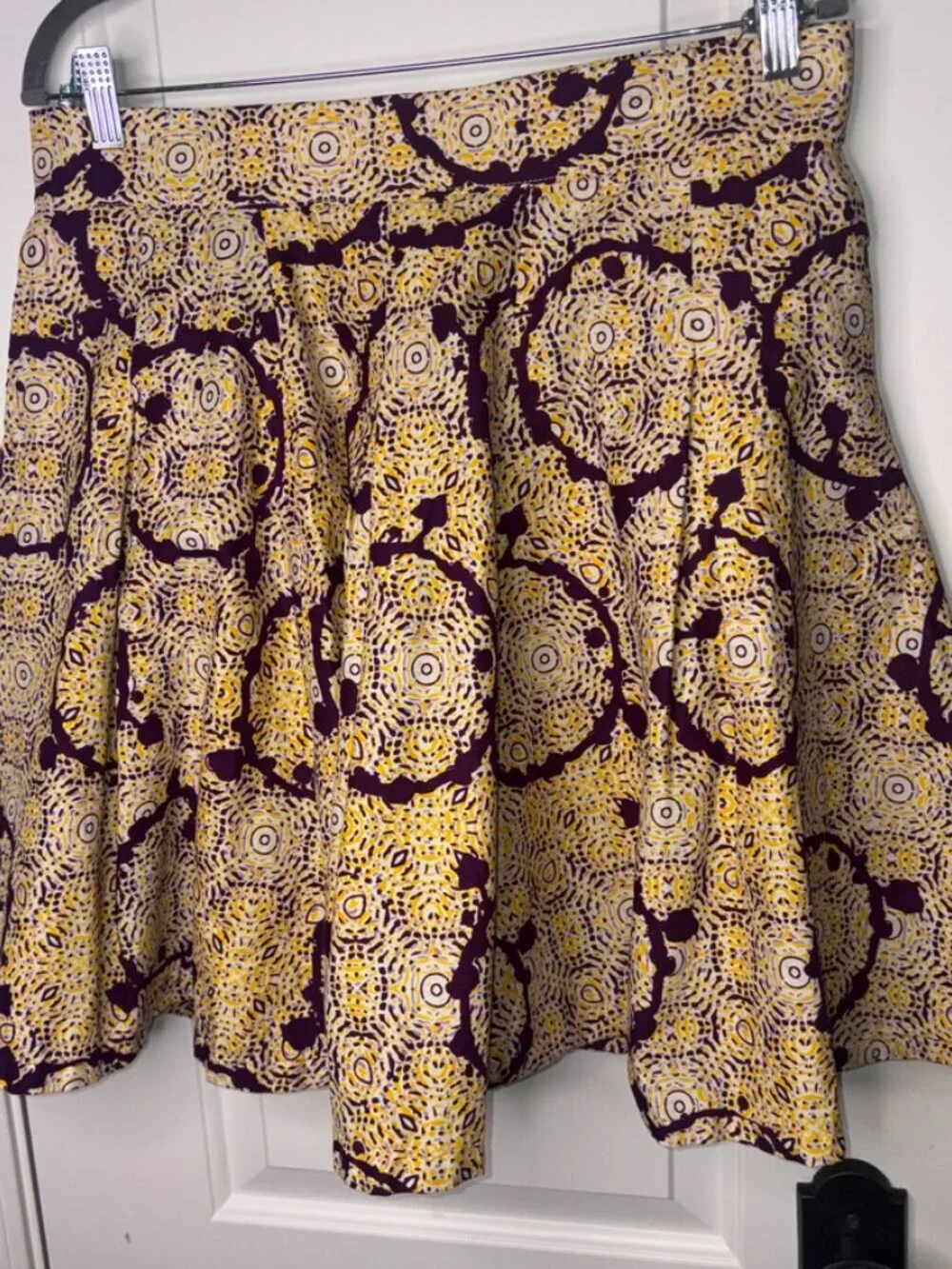 Francis + Benedict 100% Cotton Hand Made in Africa Flowy Printed Skirt size M